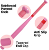 مضرب بيسبول من الألومنيوم الوردي بسعر المصنع - 25/28/30/32/34 بوصة - لكرة T، والدفاع عن النفس، والتدريب وأمن المنزل
