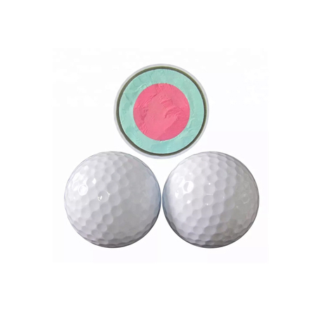 كرة جولف من اليوريثان عالية الجودة باللون الأبيض مكونة من 4 قطع لمباراة التدريب الاحترافي