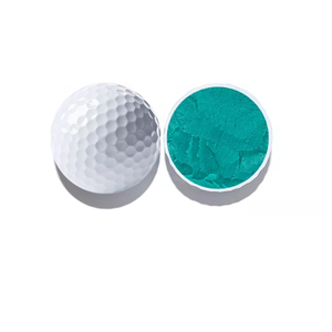 شعار مخصص عالي الجودة لون أبيض 2 قطعة كرة جولف للتدريب من Surlyn 