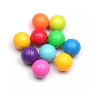 حار بيع شعار مخصص هدية ترويجية Surlyn ملون صغير للأطفال كرات الغولف مجموعة الكرة مع سعر المصنع