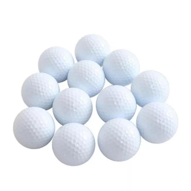 كرة جولف من اليوريثان عالية الجودة باللون الأبيض مكونة من 4 قطع لمباراة التدريب الاحترافي